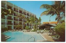 Ft. Lauderdale FL Howard Johnson's Motor Lodge Pool View Postcard Florida picture