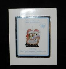 Precious Moments 2012 Our 1st Christmas Together Porcelain Ornament in Box picture