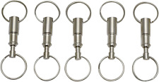Detachable Pull Apart Key Rings Keychains (5 Pack) Long lasting, Durable, Free S picture