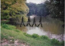 FOUND PHOTO Art WITH IMPRESSION OF THE BEATLES FROM ABBEY ROAD Color 05 31 U picture