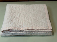 Vintage Quilted Light Pink Korean Blanket/Mattress Pad picture