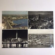 LOT x4 Vintage Hamburg European Photo Post Cards Hans Hartz picture