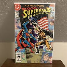 Superman IV: Quest For Peace #1 (1987) DC Newsstand Movie Special Comic NM+ picture