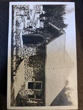 Summit Springs Hotel Poland, Maine Antique RPPC Real Photo Postcard picture