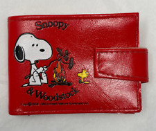 Vintage SNOOPY Bilfold Wallet Snoopy & Woodstock Very clean, unused picture
