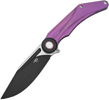 Bestech Knives Seraph Framelock Purple Titanium Folding M390 Pocket Knife T2403C picture