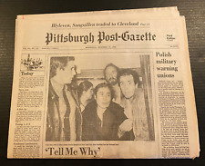 December 10, 1980 Pittsburgh Post-Gazette Newspaper Yoko Ono John Lennon's Death picture