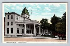Petoskey MI-Michigan, Cushman House, Antique, Souvenir Vintage c1921 Postcard picture