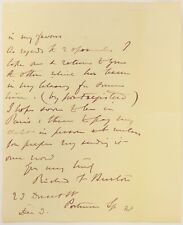 Richard Francis Burton ~ Signed Autographed Letter The Arabian Nights ~ JSA LOA picture