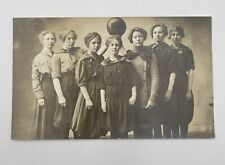 Girls Basketball Team RPPC Real Photo Post Card Vintage Postcard Early 1900’s picture