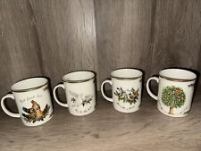 Royal Gallery All The Days of Christmas Japan 1993 Macy Vintage 4 Mugs Rare picture