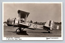 RPPC RAF Boulton Paul Overstrand Bomber Biplane FLIGHT Photograph Postcard picture