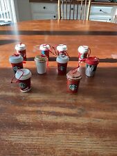 Lot Of 10 Starbucks Cups Christmas Ornaments picture