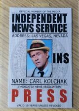 Night Stalker ID Badge-Carl Kolchak Press costume cosplay Style A picture