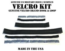 GENUINE 1/2 x 10 & 16 SELF ADHESIVE LOOP w/ MOUNTED HOOK US MILITARY MRAP USGI  picture