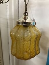 Vintage Mid Century Swag Hanging Lamp picture