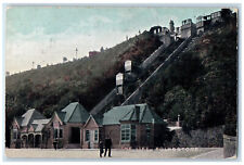 1907 Inclined Railways The Lift Folkestone England Antique Posted Postcard picture