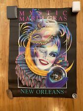 Vintage 1981-1990 Mardi Gra Mystic Poster (lot Of 2) picture