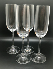 Studio Nova Connoisseur Champagne Flutes Glasses Stemware 9 1/8 IN Set of 4 picture