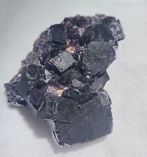 Deep Purple Fluorite Crystal 90 Grams.  Hasties  Cave In Rock Illinois  picture