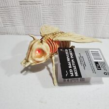LED Illuminated 5” Skeleton Insect Fly Halloween Decor Prop New  picture