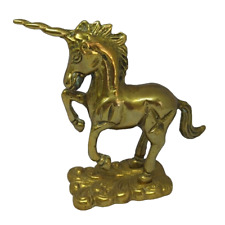 Vintage Authentic PENCO Brass Rearing Unicorn 4 1/2