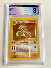 Kabutops Pokemon card Holo 9/62 1999 Fossil set rare card PGS 8 Near Mint/Mint picture