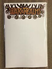 War of the Realms #1 Blank Variant NM picture