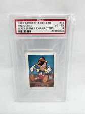 VTG 1955 Barratt & Co Pinocchio Walt Disney Tobacco Card - #19 - PSA VG-EX 4 picture
