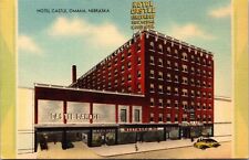 Linen Postcard Hotel Castle in Omaha, Nebraska~3002 picture