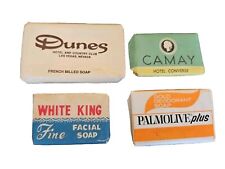 4 Vintage Travel Soaps - Cameo Palmalive Dunes White King Advertising Products picture