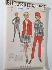 Butterick 4557 Vintage 1960s Ensemble Sewing Pattern Size 10 picture