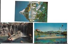 Vintage 3 Postcards Disneyland Magic Kingdom Submarine  Falls Ride Matterhorn picture