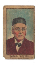 W545 WW1 Leaders Samuel Gompers Strip Trade Card American Labor #38 picture