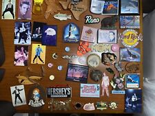 Vintage Lot Of 60 Refrigerator Magnets Elvis, Pepsi, Native, States, Plush picture