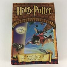 Harry Potter & The Golden Snitch 250 Piece Puzzle Glow In Dark Image New Sealed picture