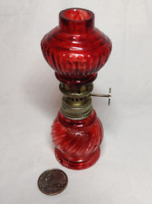 Vintage Ruby Red Colored Miniature 4.5