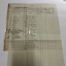 1864 Civil War Document  picture