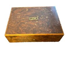 LARGE Vintage Alfred Dunhill Of London Wood Cigar Humidor Box picture