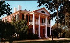 Natchez, MS - Arlington Postcard Chrome Unposted DS-610 Mansion Plantation Home picture