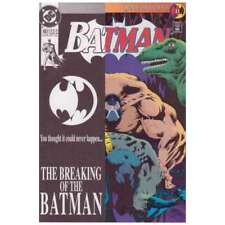 Batman (1940 series) #497 black and white outer cover in NM cond. DC comics [p' picture