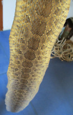 rattlesnake skin prairie rattle snake hide DRY TANNED wrap pen blanks 45 in. B8 picture