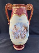 Antique Victoria Carlsbad Austria Urn Vessel Vase picture