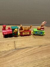 Vintage Disney 3 Lot Big Thunder Winnie The Pooh, Tigger and Piglet Train Toy picture