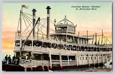 Postcard Ship Excursion Steamer 