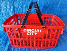 Circuit City Red Plastic Shopping Basket Defunct Retail 90's VERY RARE AUTHENTIC picture