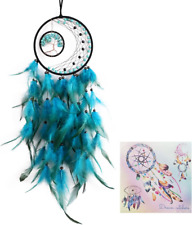 Cyan Blue Dream Catchers, Dream Catcher Tree of Life Wall Decor for Bedroom, Han picture