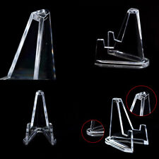 US 20-40 Pack STANDS EASEL for Coin Small Knives Challenge Holders CLEAR ACRYLIC picture
