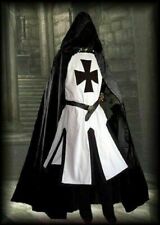 Medieval Costumes Black Templar Tunic, Surcoat & Cloak Reenactment SCA LARP picture