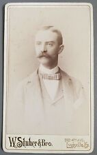 1890s Louisville Colonel MLB Fred Pfeffer Baseball Cdv KY Native Best Gloveless picture